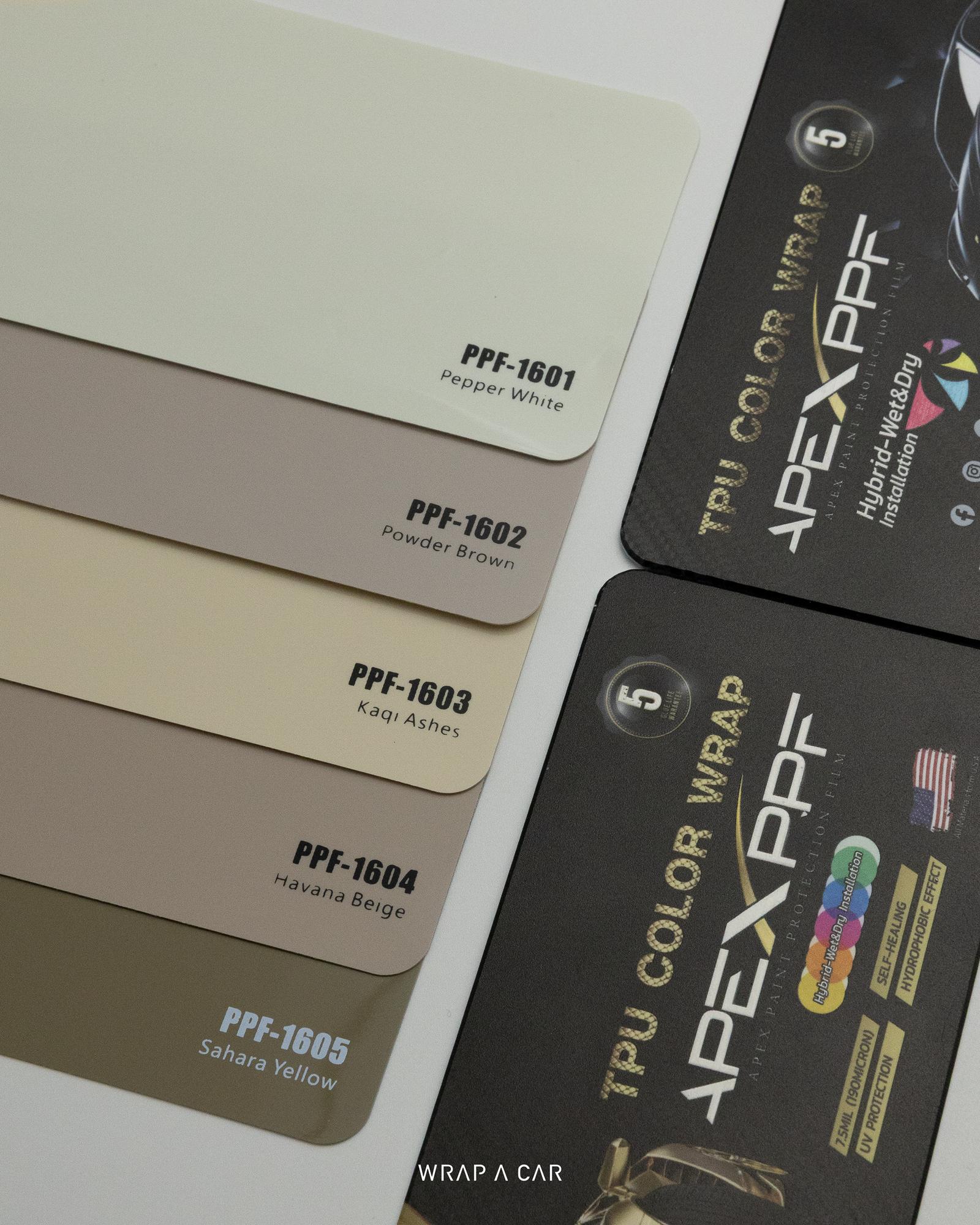 APEX PPF – TPU Color Wrap 16